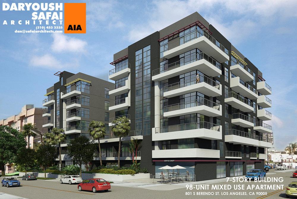 Mixed-use development unwrapped at 8th and Berendo | Urbanize LA